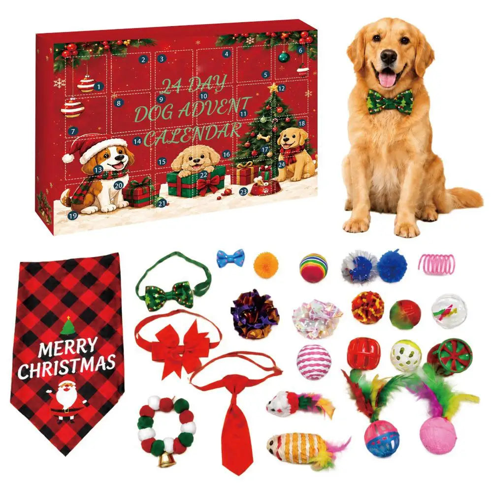 Dog Christmas Advent Calendar 2026 — 24-Day Toy Countdown