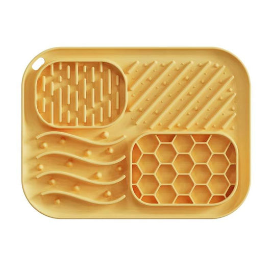 Silicone Suction Lick Mat — Slow Feeder Pad for Dogs & Cats